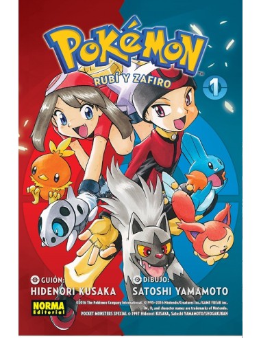 POKEMON: RUBI Y ZAFIRO Nº01(REEDICION)