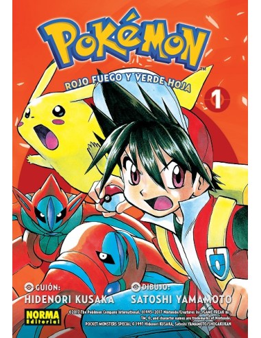 POKEMON: ROJO FUEGO Y VERDE HOJA Nº01(REEDICION )