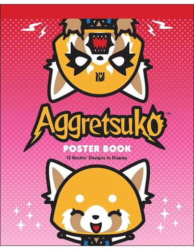 Aggretsuko Poster Book: 12 Rockin'' Designs to Display (Inglés)