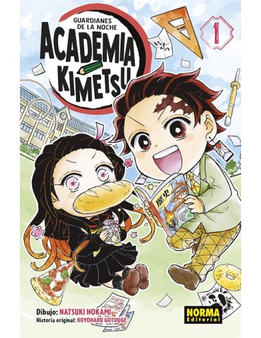 GUARDIANES DE LA NOCHE: ACADEMIA KIMETSU Nº01