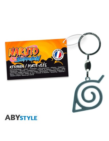 NARUTO - Llavero Konoha Metal - ABYstyle