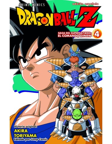 DRAGON BALL Z ANIME COMICS: SAGA DEL COMANDO GINEW Nº04