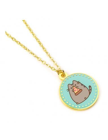 Pusheen - Collar Colgante Blue Pizza -  The Carat Shop