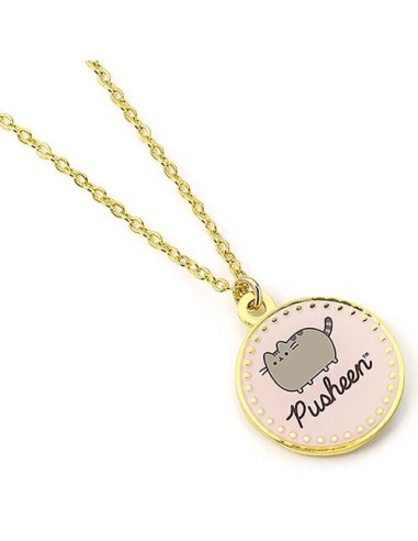 Pusheen - Collar Colgante Pink Name - The Carat Shop