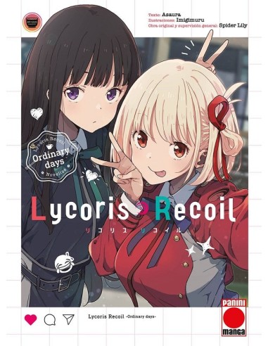 LYCORIS RECOIL: ORDINARY DAYS (NOVELA)