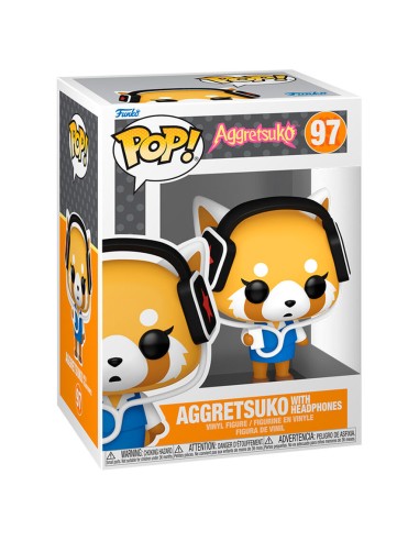 Aggretsuko - POP Aggretsuko with Headphones - Funko