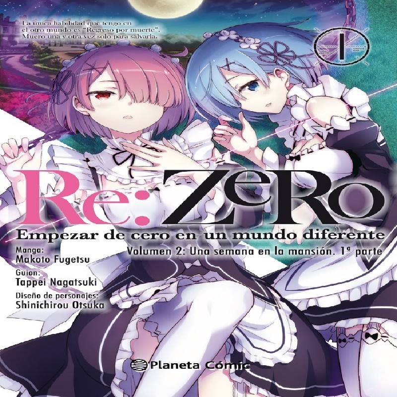 RE:ZERO (VOLUMEN 2): UNA SEMANA EN LA MANSION PARTE 1 (MANGA)